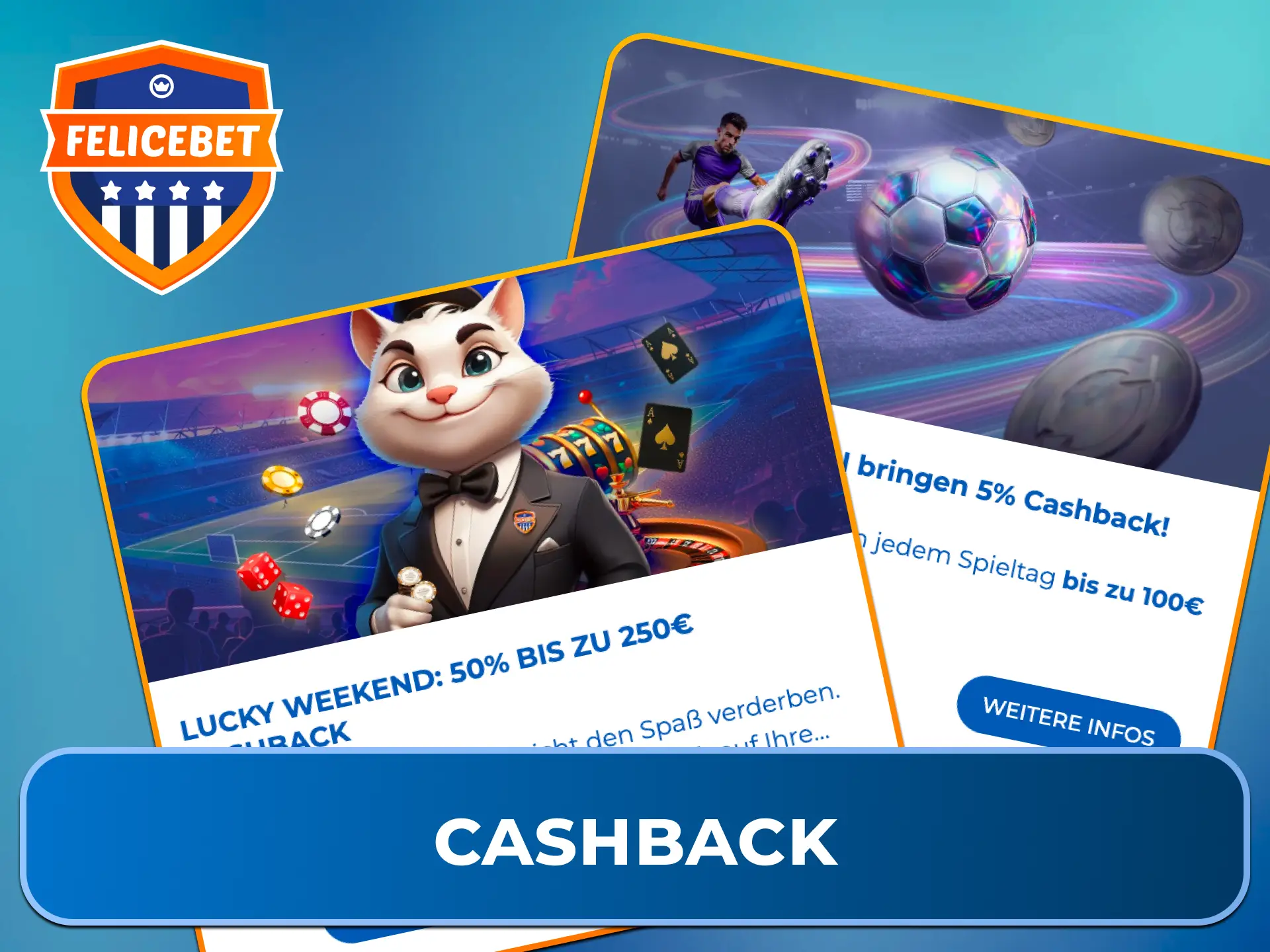 Nutze wöchentliche Reload-Aktionen und Cashback-Angebote im Felicebet Casino.